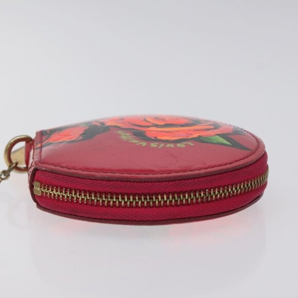 LOUIS VUITTON Vernis Rose Porte Monnaie Chapeau Coin Purse - Picture 6 of 16